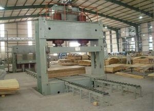 máy ép gỗ công nghiệp